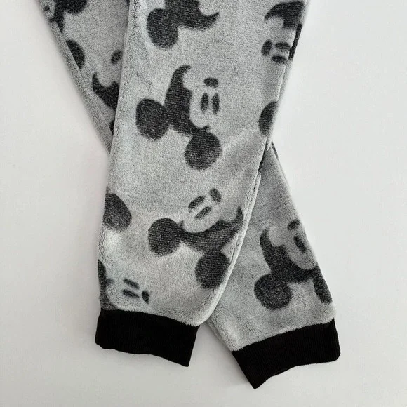 Disney Mickey Mouse Women's Grey Pajama Bottoms, Disney PJs, Mickey Mouse PJs P3 - Picture 4 of 6